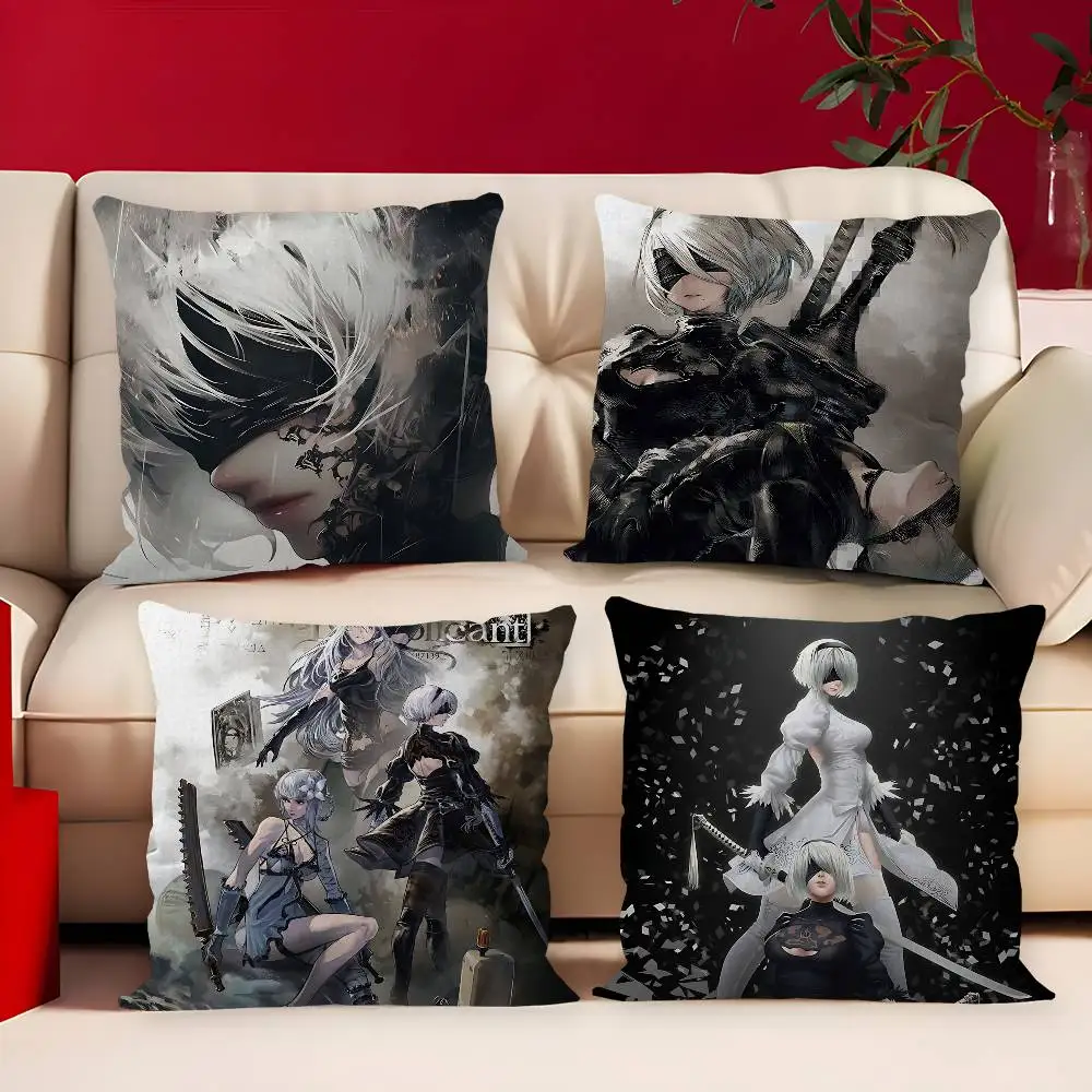 Game N-NieR Beauty Girl Personalized Pillow Cover Kids Bedroom Wild Party Decor Pillowcase Kid Birthday Shower Gift