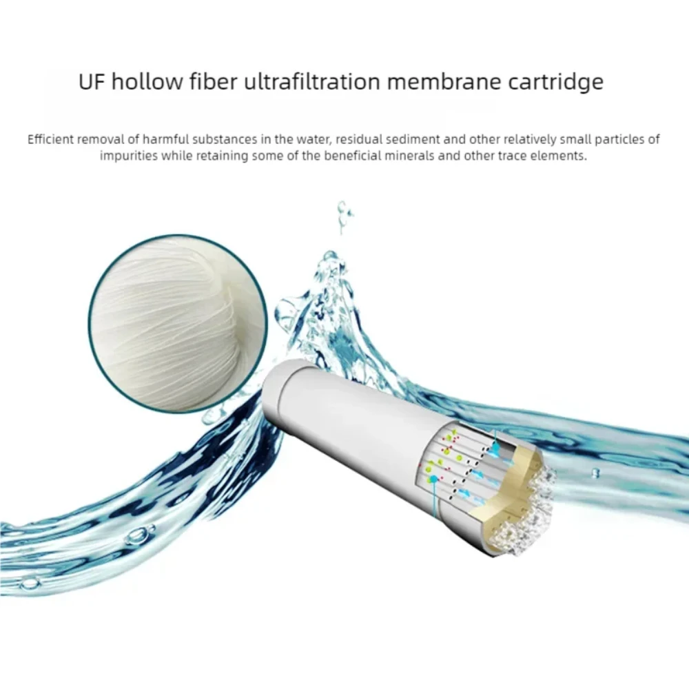 Waternoble 1812 Membrane Shell Hollow Fiber 10 Inch Ultrafiltration Membrane Household Water Purifier Filter Element Replacement