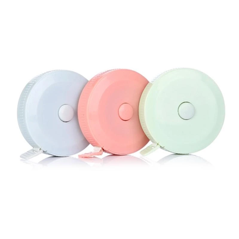 W89C Retractable Measuring Tape 1.5 Meters Body Measure Tape Soft Ruler for Fabric Sewing Baby Height Cloth Waist Measurement