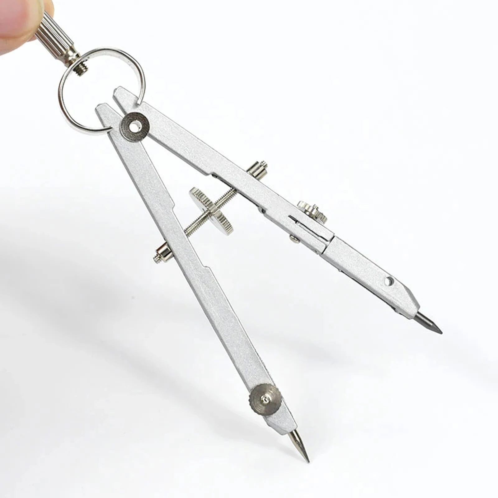 9pcs Adjustable Professional Precision Drawing Compass Set Math Geometry Tool Circles Zinc Alloy For Engineer Worker Stationery