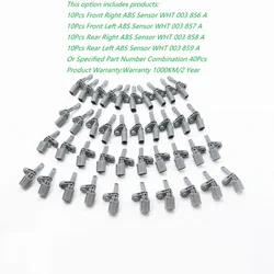 Qty 40/Kit Wheel Speed Sensor ABS Sensor WHT003856A WHT003857A WHT003858A WHT003859A For VW Golf 6 Passat B7 Tiguan A3 Seat Leon