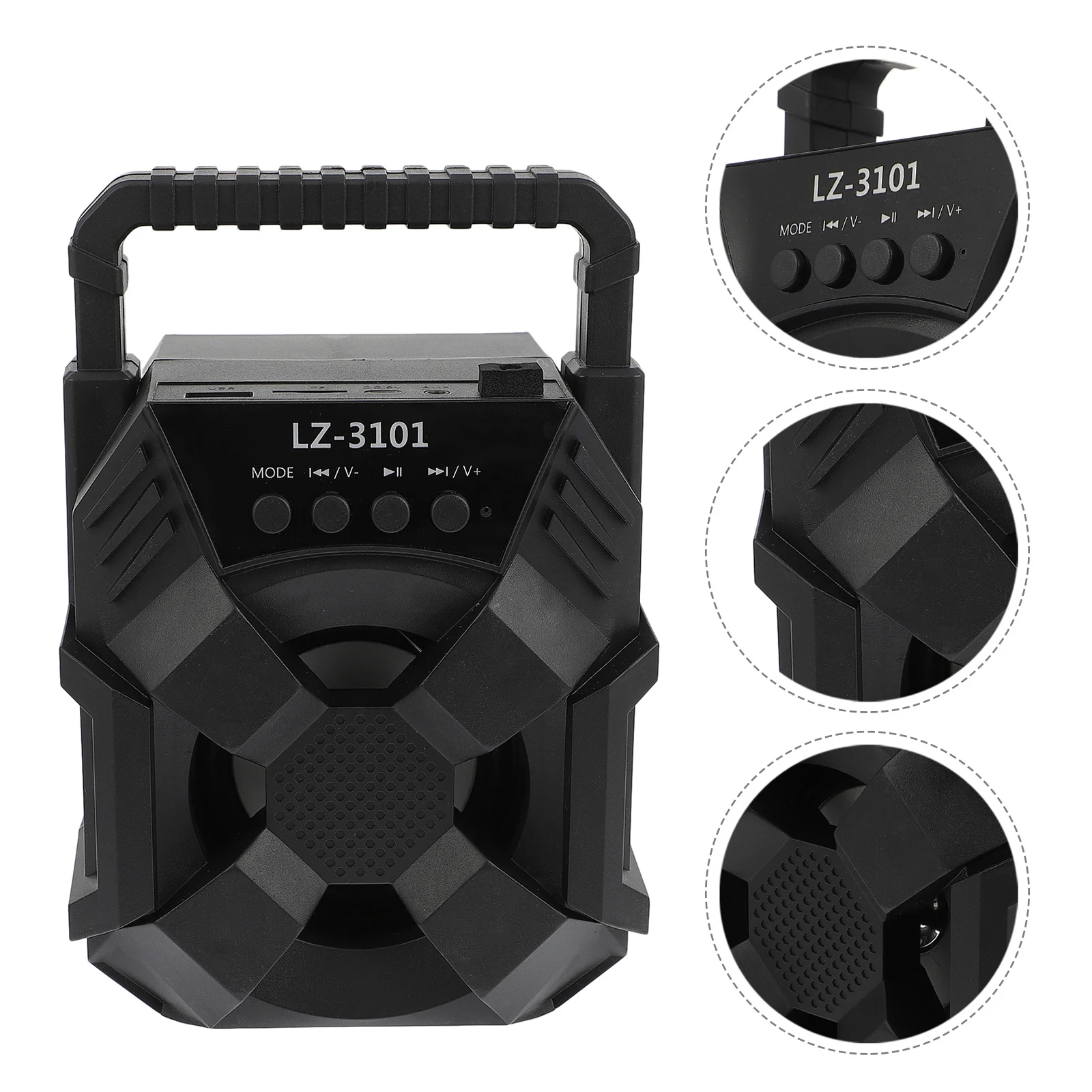 

1Set Wireless Outdoor Speaker Portable Durable Loudspeaker Square Dancing Voice Box for Family Party Wireless Speaker