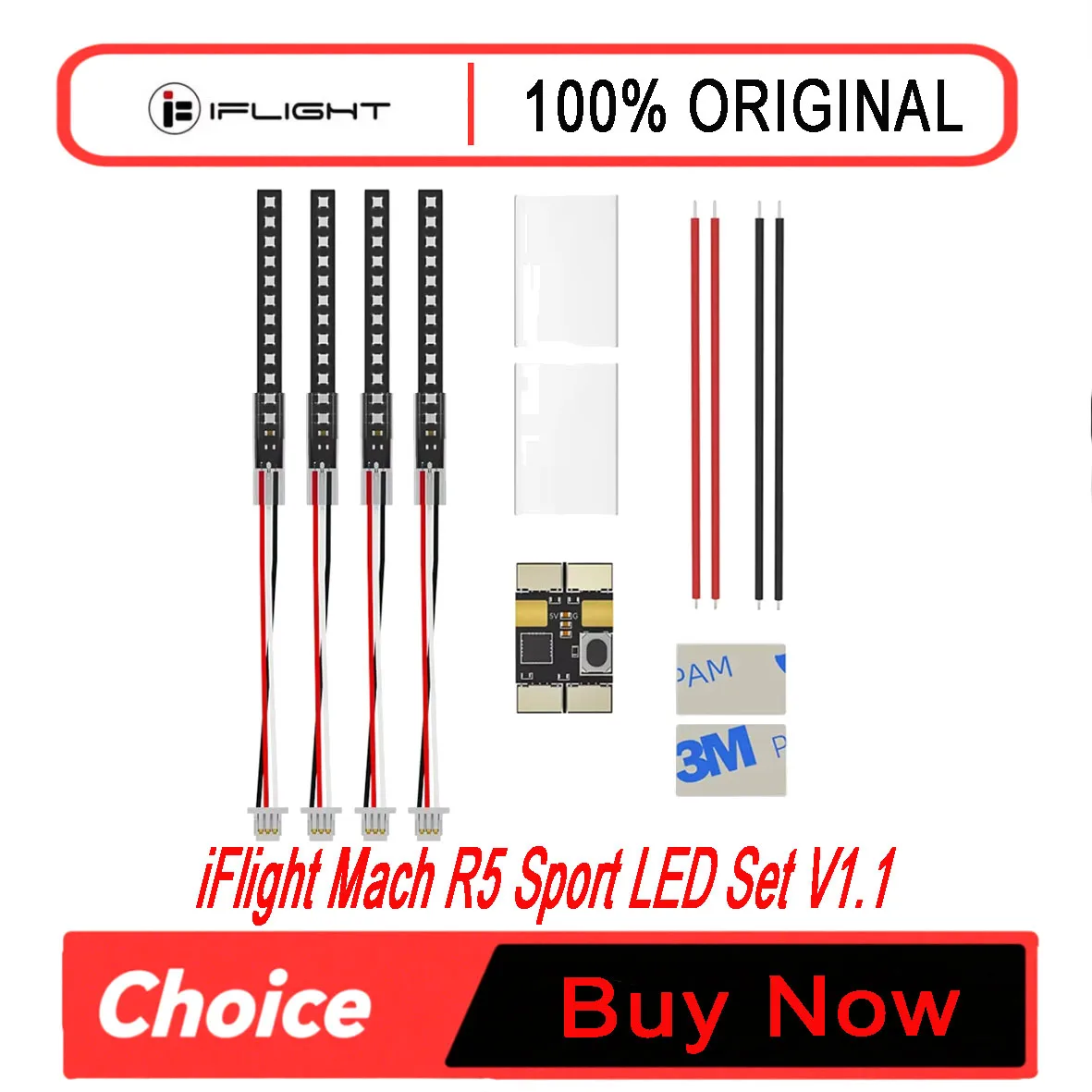 iFlight Mach R5 Sport LED Set V1.1 Tiny LED Strip Kit for FPV Parts  Mainland China  Acessorios RC Parts 2025 HOT SALE