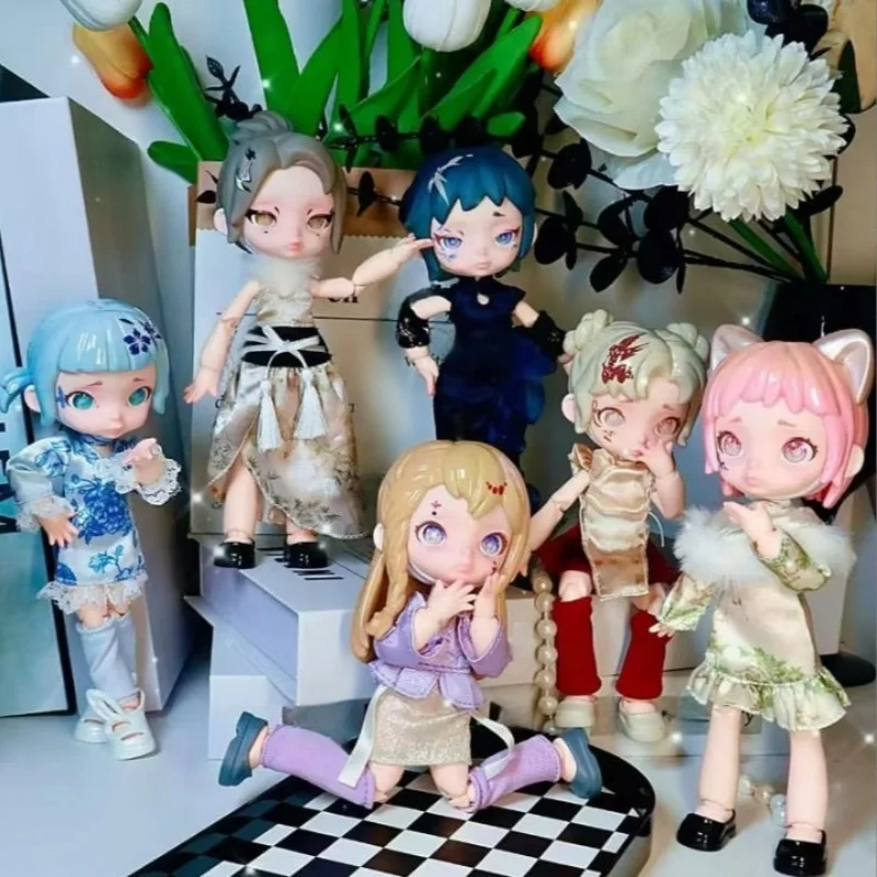 Hot Selling New Product Laura Floating Light Brocade Color Blind Box Joint Movable Mjd12 Split Doll Figurine Ornament Trendy Toy