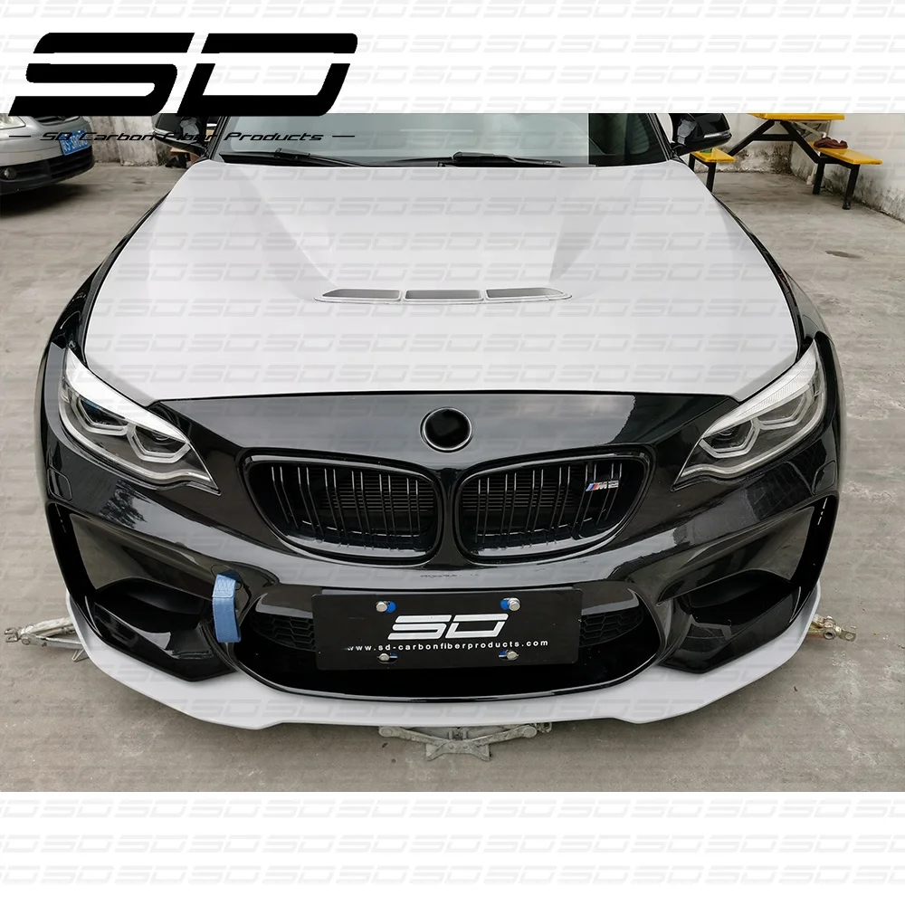 For  B M W M2 M2C All Car Accessories Dry Carbon Fiber CS Style Hood