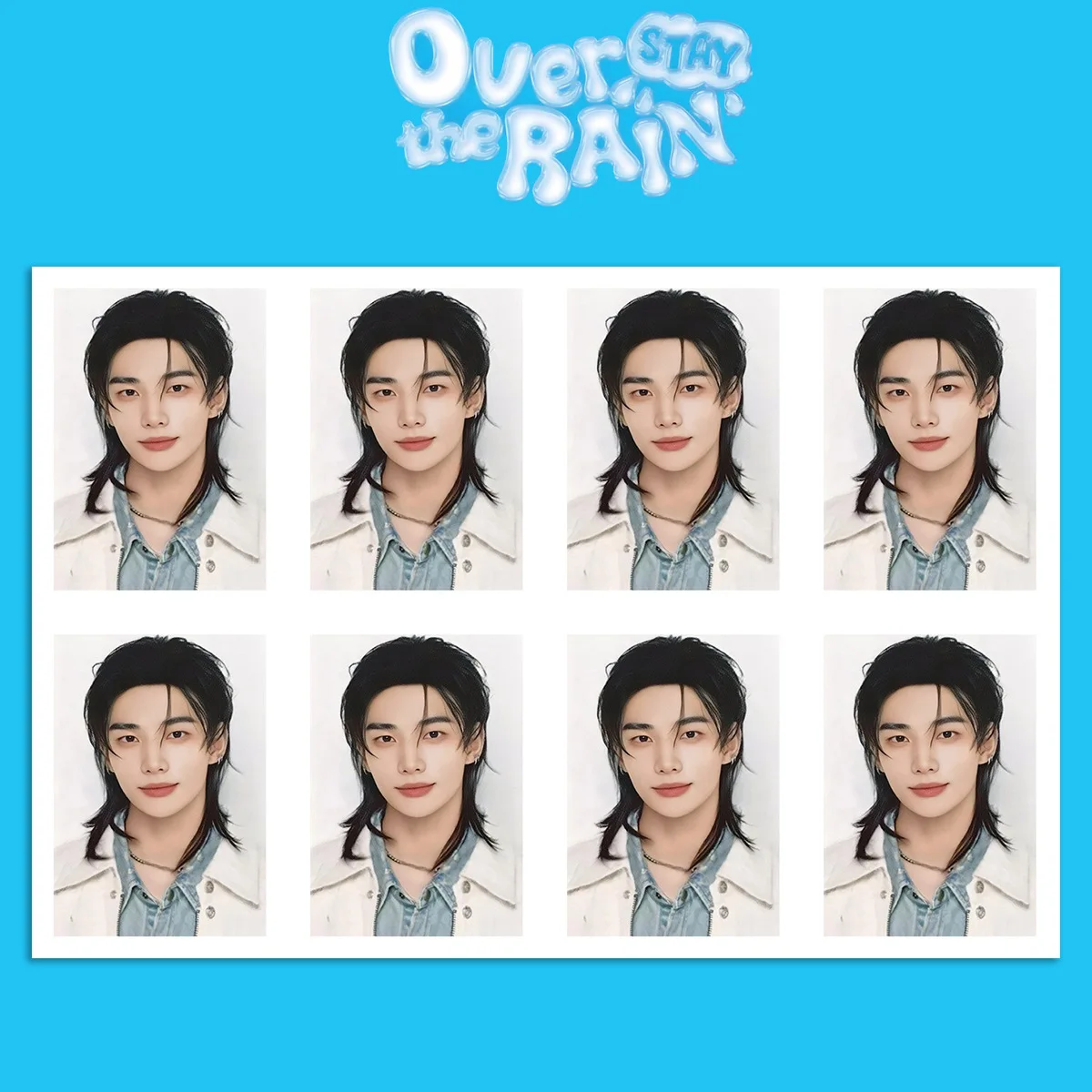 

STRAY KIDS mini boy group star one inch photo SKZOO peripheral star ID photo 5th membership gift photo