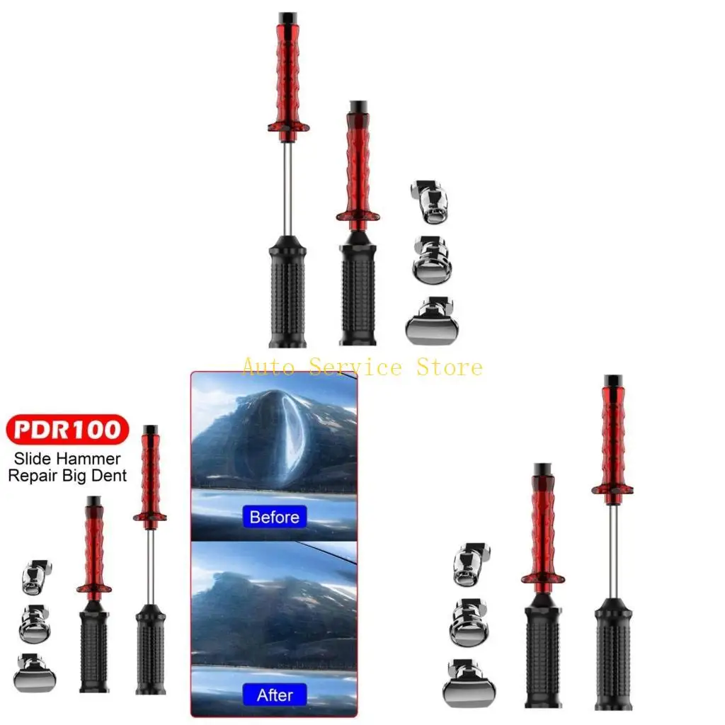 

462A Auto Body Dent Removal Slide Hammer Dent Puller with Tabs Set Dent Repair Tools