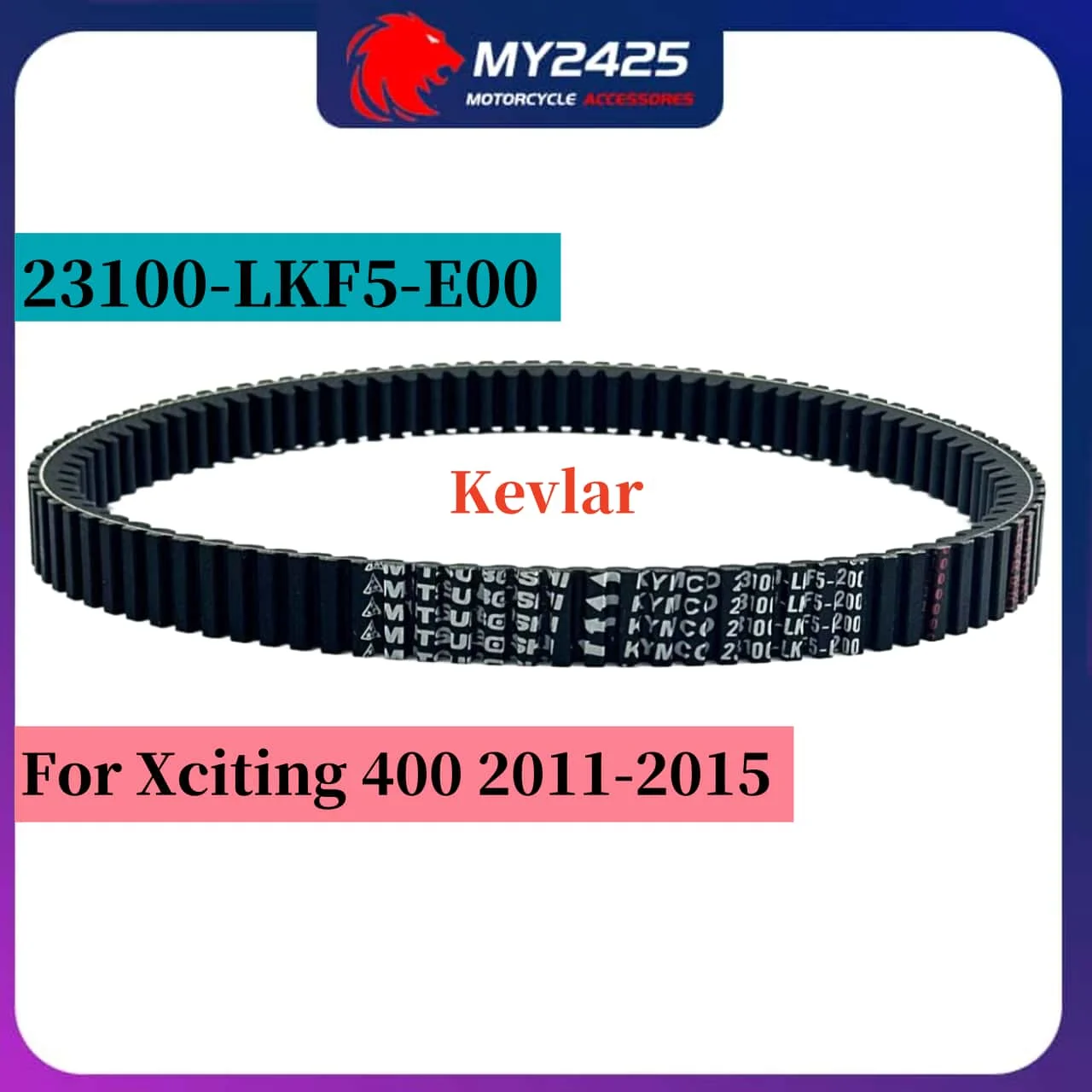 

23100-LKF5-000 Приводной ремень для KYMCO Xciting 400 2011 2012 2013 2014 2015 23100 LKF5 E00 23100-LKF5-E01