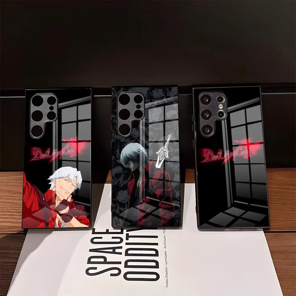 D-DMC Dante D-Devil M-May Cry Phone Case For Samsung S26 Ultra S25 Edge Ultra S23 S22 S21 Ultra Plus S24 Fe A57 A37 Glass Cove
