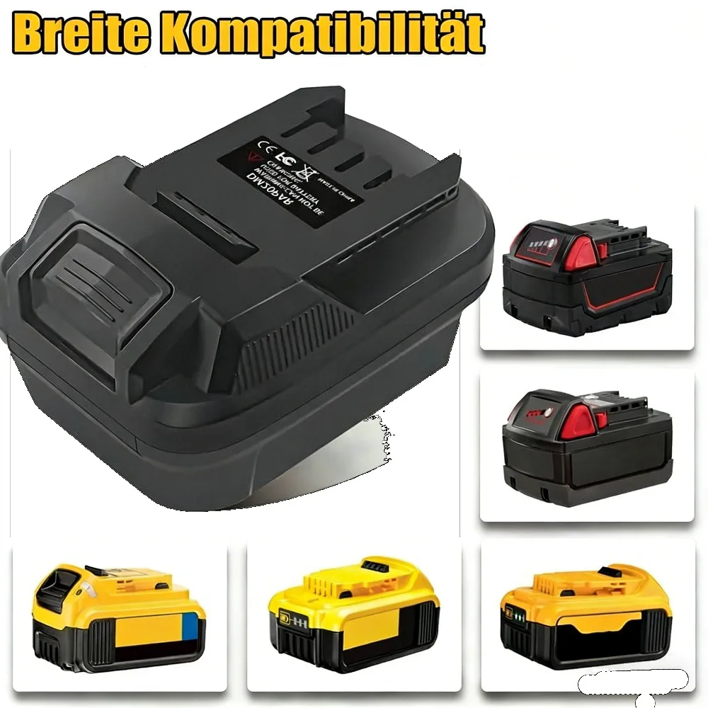 

DM20PAR Adapter Converter For Dewalt 20v Lithium Battery Converter To For Parkside 20V Cordless Power Tool Drill Use