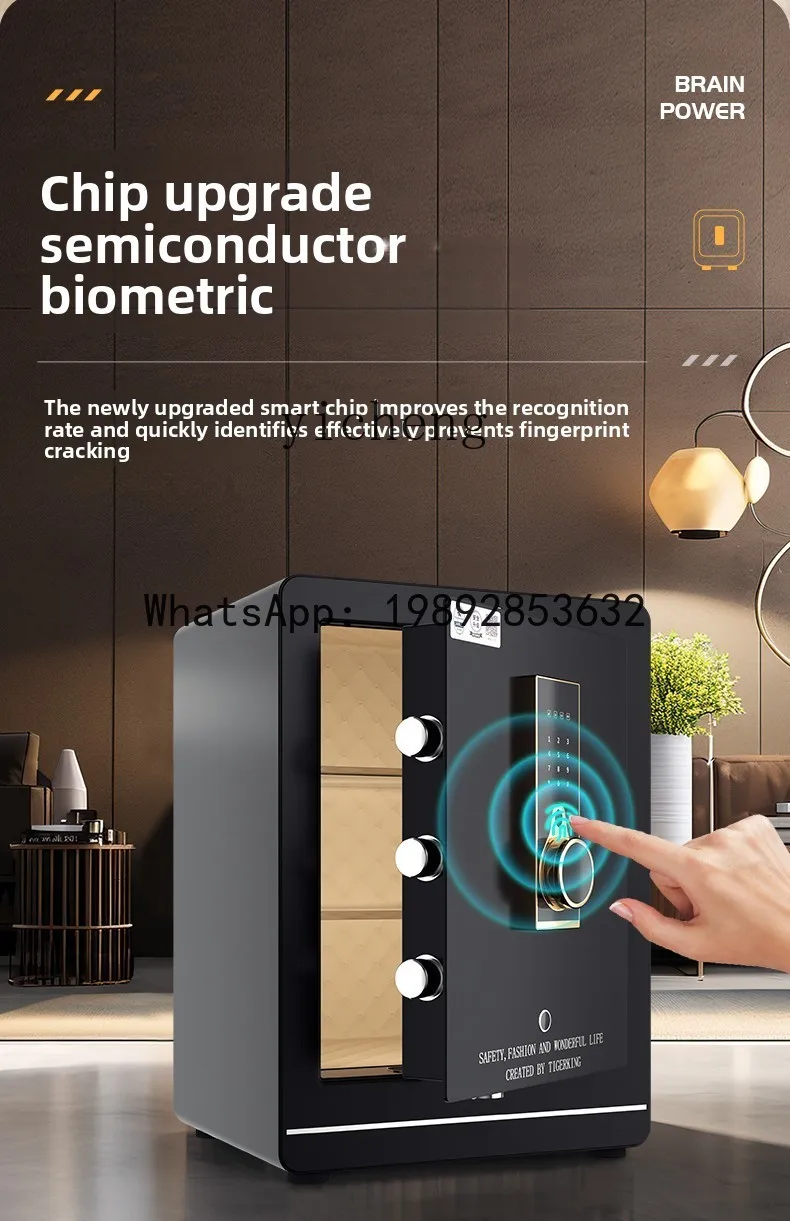 X7  Luxury Safe Smart Safe Press Anti-Theft Anti-Pry Fingerprint Password
