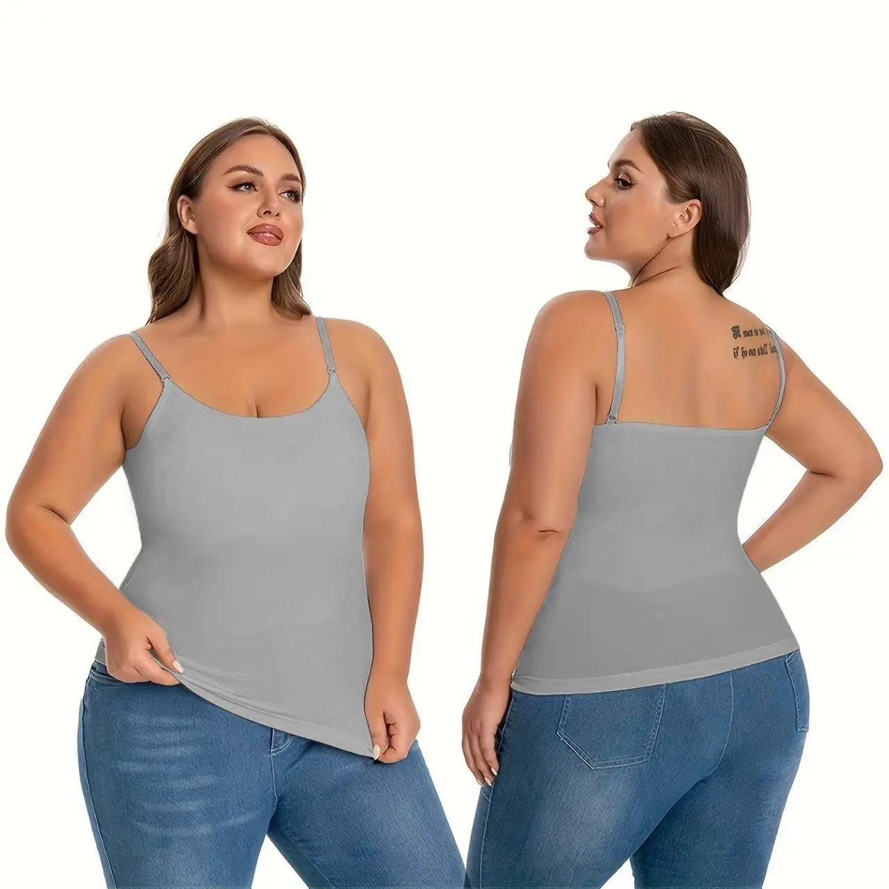 New Women Summer Loungewear Camisole Vest Girls Lady Built-in Bra One-Piece Base Shirt Breathable Women Underwear Seamless Teens