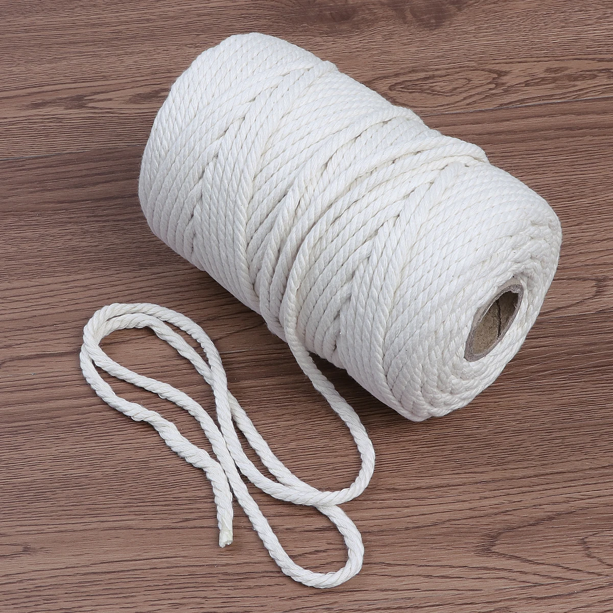 100 M Cotton Rope Yarn: The Ultimate Natural Macrame Cord for Crafts thumbnail
