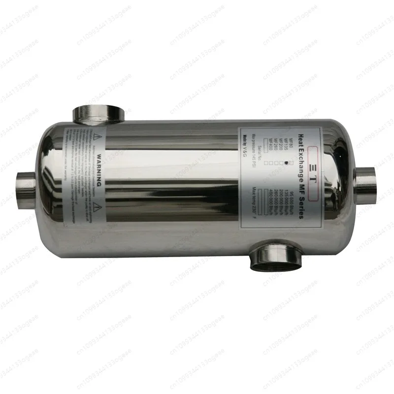 Intercambiador de calor para piscina de temperatura constante para exteriores, calentador de bañera, tubo de acero inoxidable para el hogar, circulación de agua, Spa