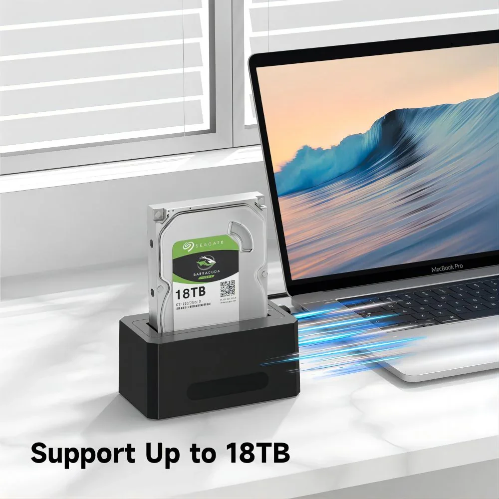 Imagem -06 - Acasis Hard Drive Docking Station Sas Sata para Usb 3.0