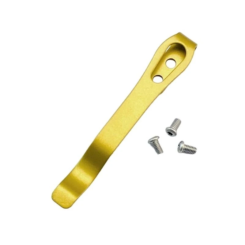 X37E Stainless Steel Pocket Clip Back Clamp for Cutter DIY Tool Repair Project