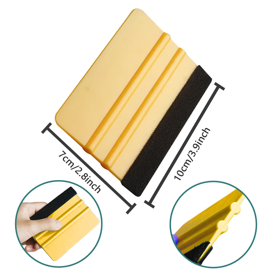 Kit de herramientas de limpieza de ventanas, raspador de película de vinilo para ventana de coche, se puede utilizar para película de teléfono móvil, accesorios para coche, herramientas de envoltura automática