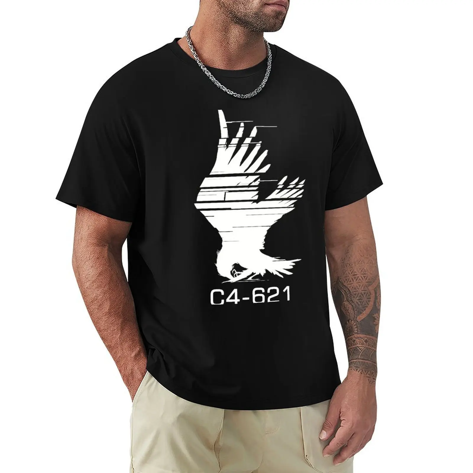 C4 - 621 Raven Loader 04 Armored Core Pilot T-Shirt Work Outdoor T-Shirt for Men