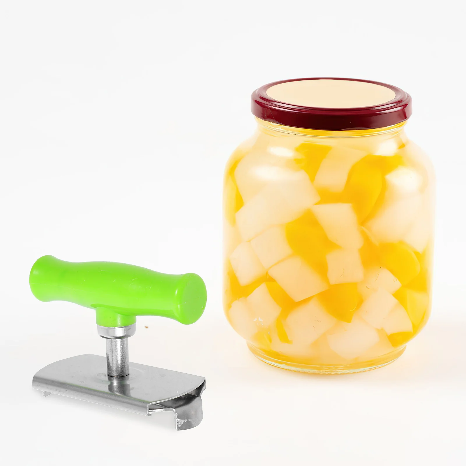 

Adjustable Stainless Steel Multifunction Can Opener Effort Saving Jar Opener Tool Non Slip Handle for Kitchen Seniors Household