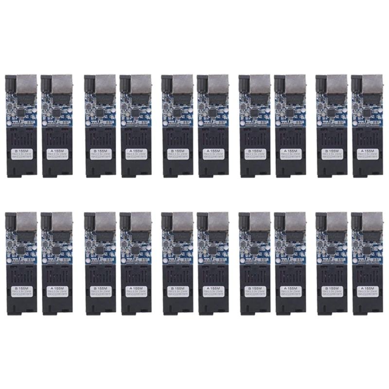 Mini Fiber Optical Media Converter 10/100Mbps Single Mode Single 20Km Fiber SC Port Fiber Switch