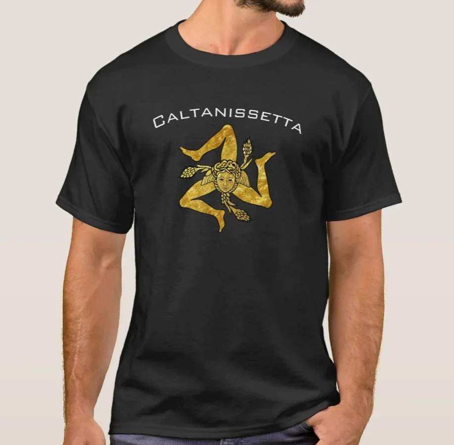 

Sicilian Trinacria T-Shirt. Summer Cotton Short Sleeve O-Neck Mens T Shirt New S-3XL