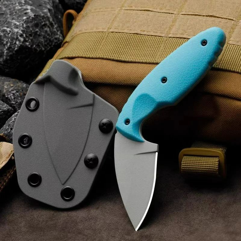 

KA-BAR 1480 1477 Mini Knife, portable small claw, K-sheath fixed blade, mountain climbing emergency rescue tool, wire cutter
