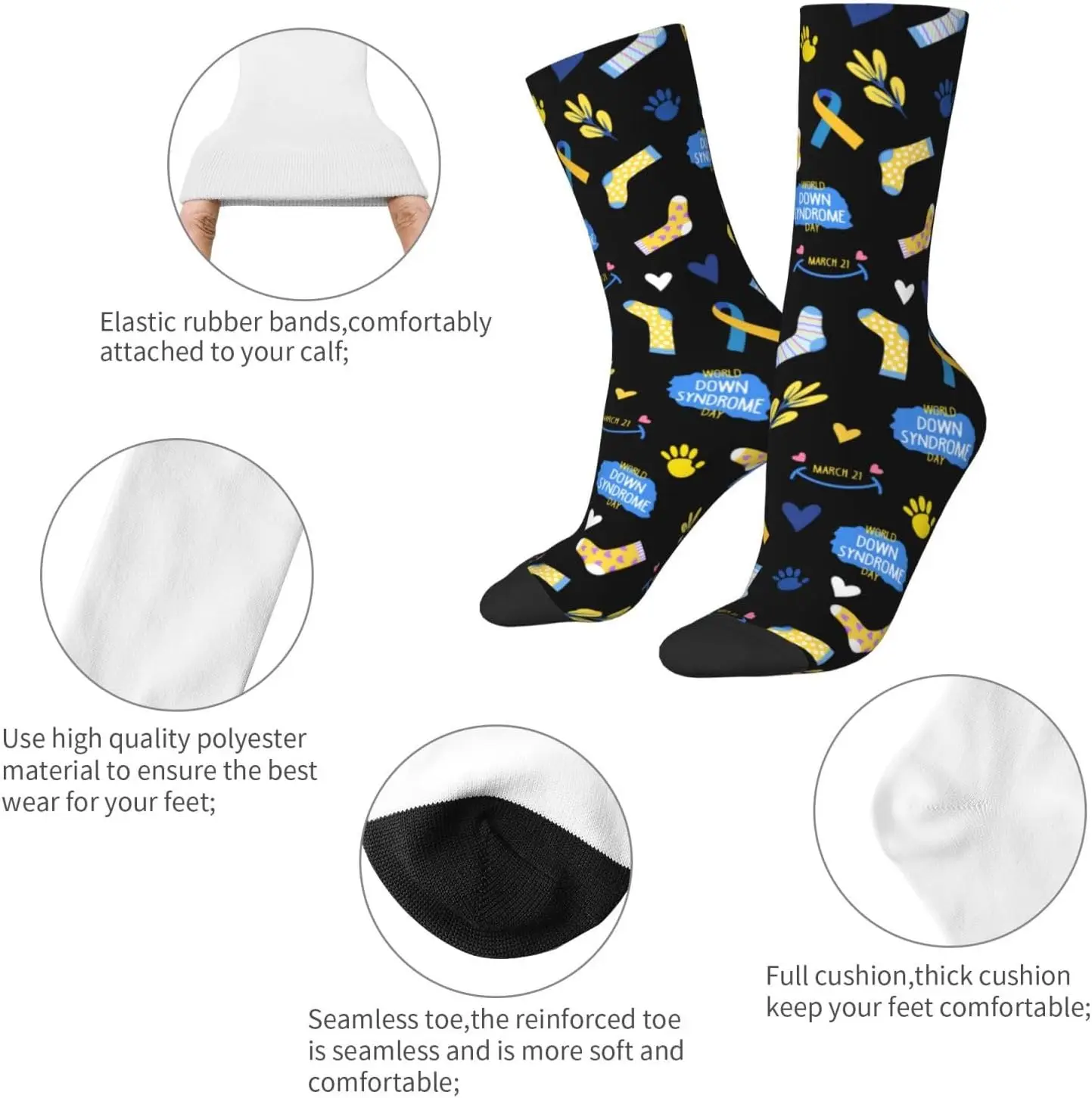 منتصف العجل الجوارب طاقم جوارب رياضية الجدة مريحة عارضة الجوارب للمرأة رجل ريترو ستايل تنفس عدم الانزلاق الرياضة