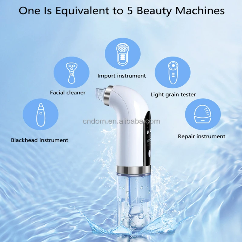 آلة استخلاص الرؤوس السوداء للوجه بالموجات فوق الصوتية، تنظيف المسام المضاد للشيخوخة، آلة إزالة الرؤوس السوداء، الأدوات المنزلية