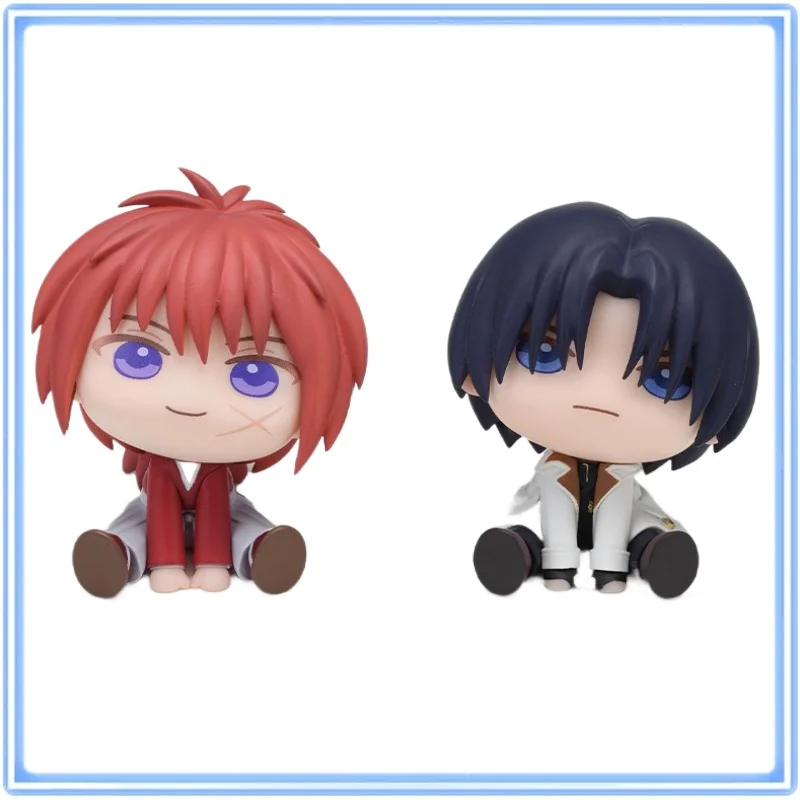 

Original Anime Figure HIMURA KENSHIN Shinomori Aoshi Sagara Sanosuke Look Up Series Mini Action Figure Model Decoration