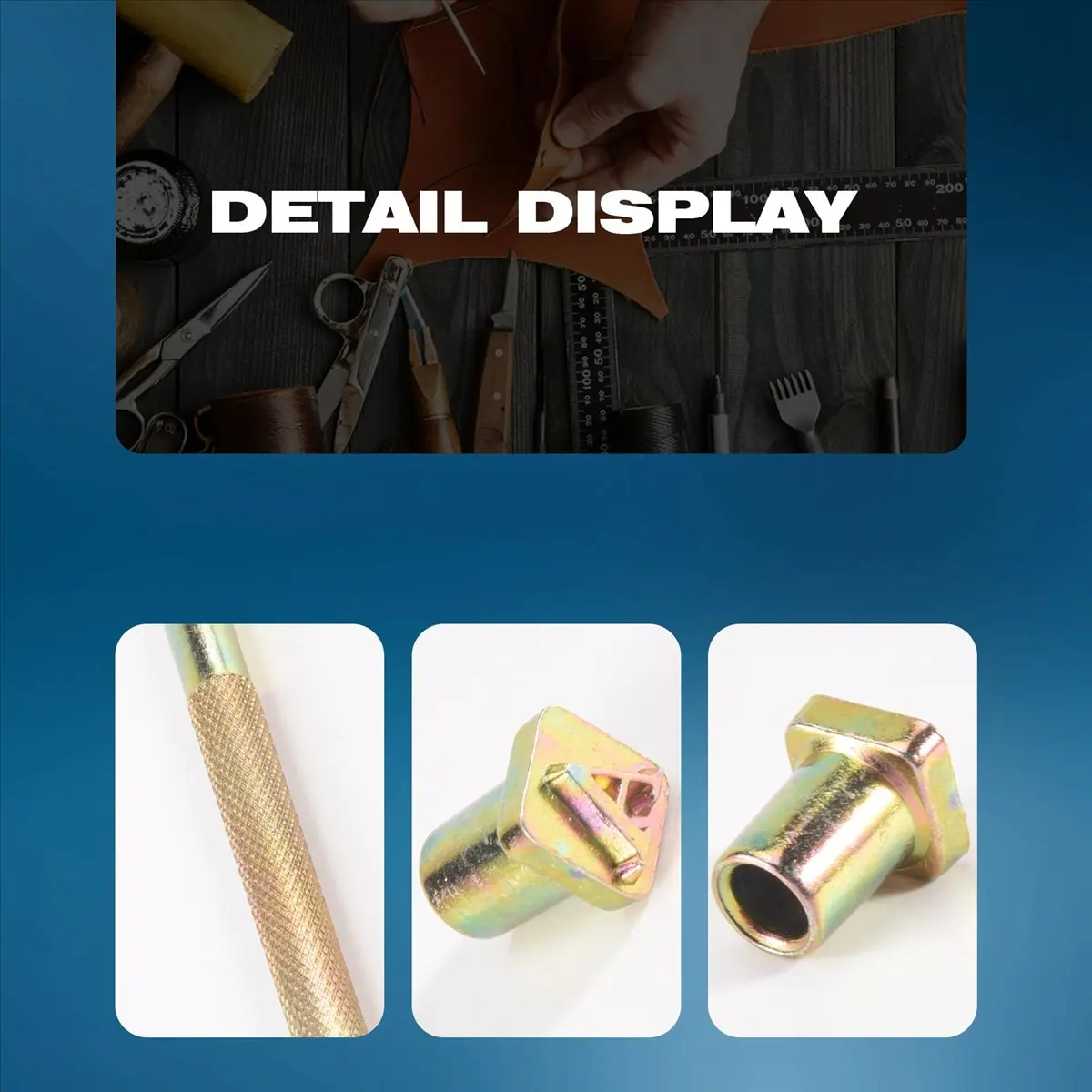 A008 26Pcs Steel Alphabet Stamps Punch Set for Leather Craft Stamps Tools 26 English Letters Metal Stamp Set Leathercraft