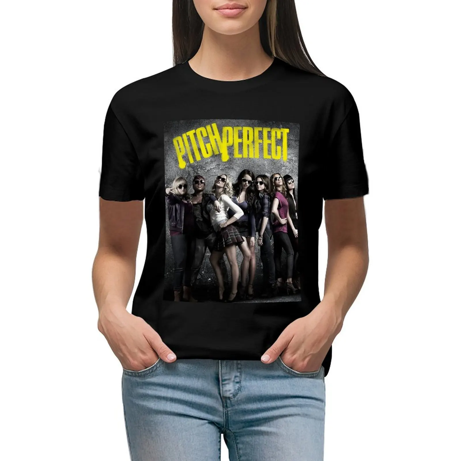 

Pitch Perfect Film Comedy T-Shirt sports fans female sweat graphics graphic t-shirts for Women