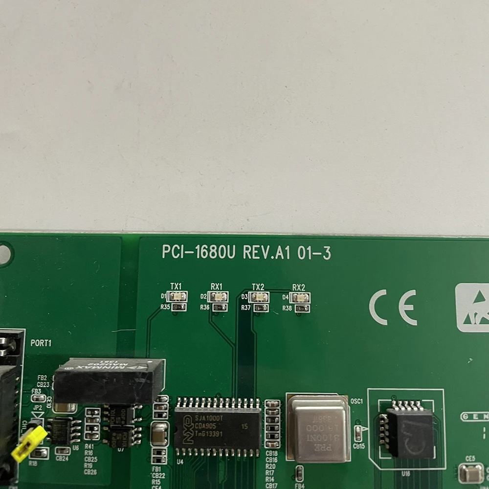 Data Capture Card Dual Port CAN Universal PCI Bus Communication Card With Isolation Protection For Advantech PCI-1680U REV.A1