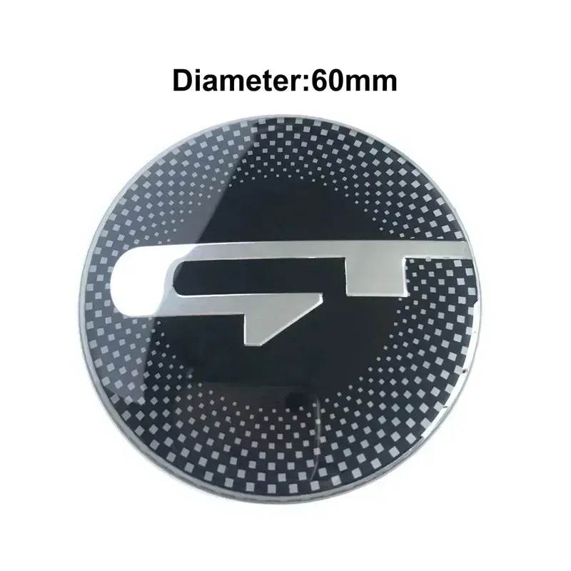 7 Pieces Per Set GT Logo Front Hood Rear Boot Steering Wheel Auto Hub Center Sticker Emblem Badge for KIA Stinger view 5
