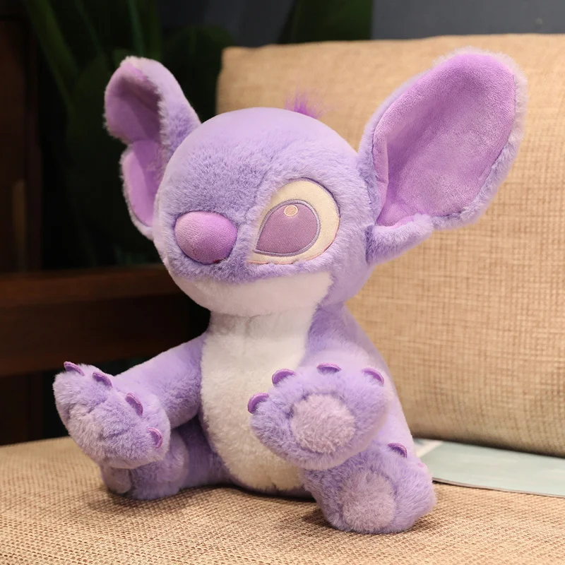 80cm Purple Stitch Plushie Stuffed Blue Alien Monster Anime Figure Doll Super Soft Long Plush Boy Girl Hug Cushion Toys for Kids