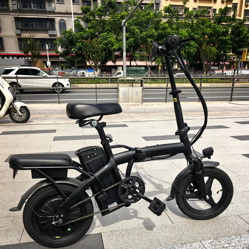 Foldable Electric Bike For Adults And Teens, 500W Peak Motor Ebike, 48V Removable Battery, Folding E-Bike, US Local Warehouses Deliver Goods Nearby, Mini Electric Bicycle For Daily Commuting, Including Chargers And Batteries. image 10