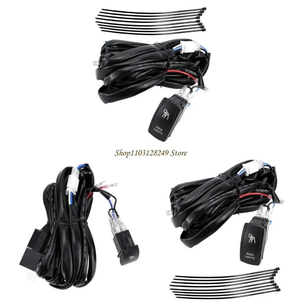 

N5KD Offroads автомобилей высокой емкости 160 Вт жгут проводки для светодиодного света Fog Light