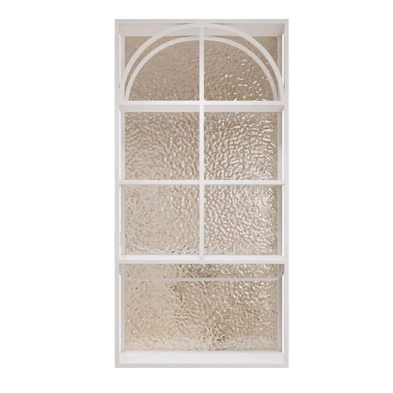 Cream wind bathroom washstand dry and wet area screen rack water ripple half wall partition rack