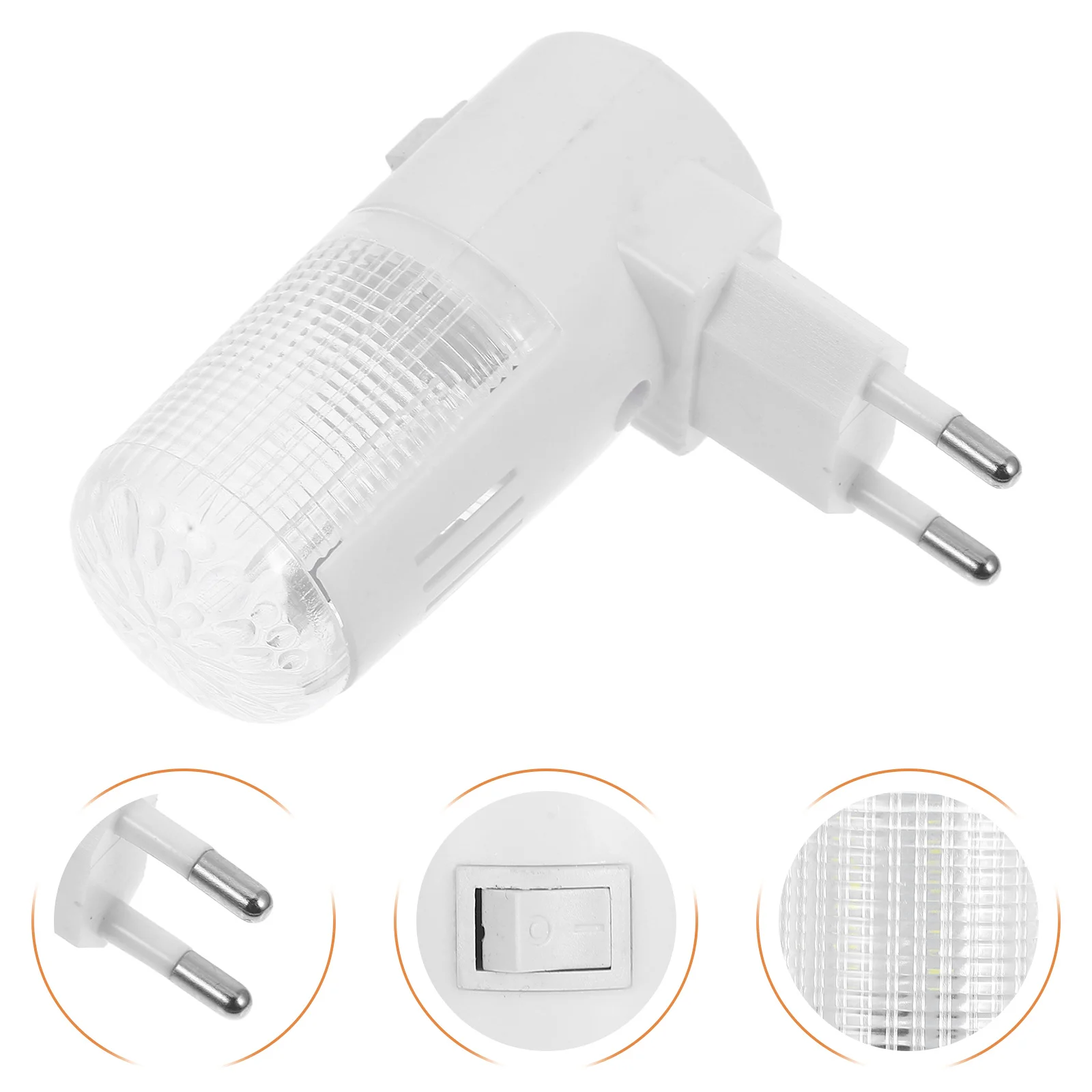 

Eu Plug in Night Light 3W LED Bulb on Off Switch for Bedroom Bathroom Hallway Kids Room Small Decorative Sleep Night Light