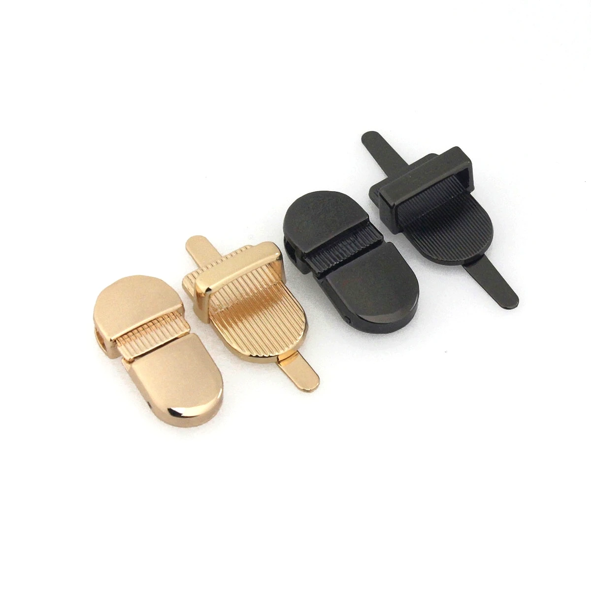 1pcs Metal Mini Tongue Lock Fashion Cute Push Lock For DIY Handbag Bag Purse Luggage Hardware Closure Bag Parts Accessories