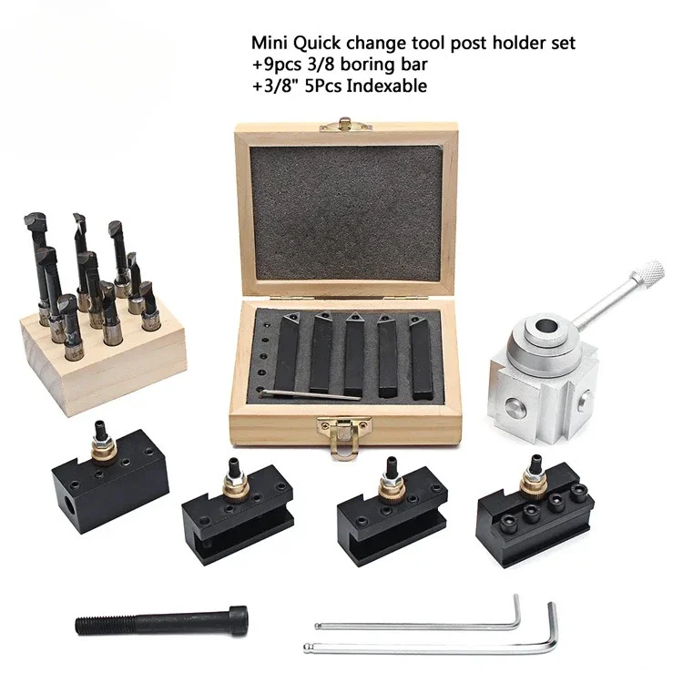 American quick change tool holder set f1- 3/8-9 pcs 4pcs 3/8-5 pc