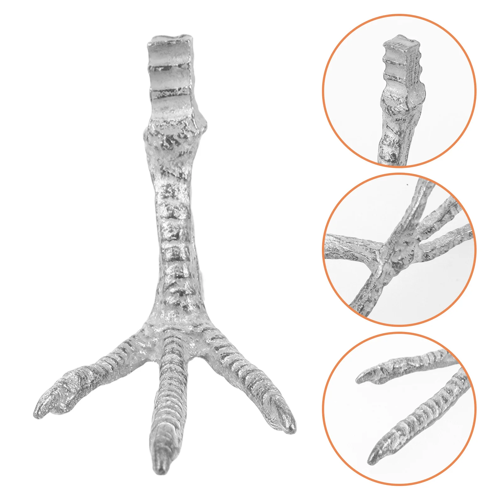 

10pcs Realistic Bird Feet For Crafts Imitation Parrot Claw Decor Iron Paw Diy Projects Faux Parrot Claw Statue Simulation
