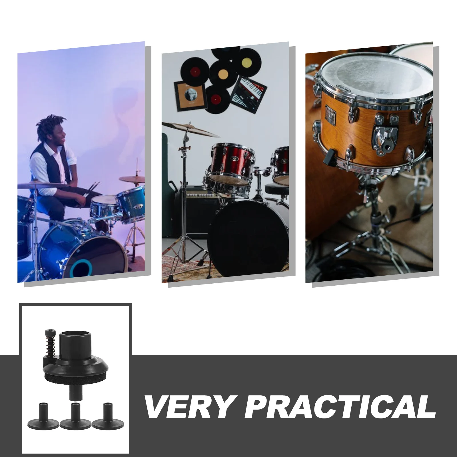 

1Set Cymbal Stand Felt Washers Cymbal Sleeves Protect Metal Cymbals Extend Lifespan Drum Set Accessories Drum Stand Sleeve