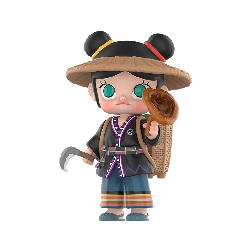 

POP MART MOLLY Chinese Herbal-Ling Zhi Series Blind Box Toys Kawaii Anime Action Figure Mystery Box Dolls Girls