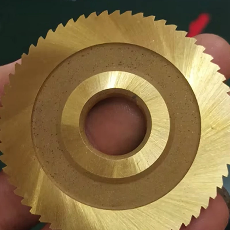 AC88 60X6X16X60T HSS TiN Coated Key Cutting Blade for Key Duplicate Machine Locksmith Tool Cutting Saw Blade