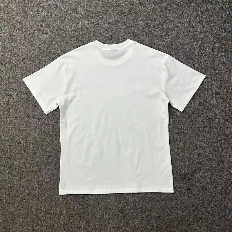 Men's cotton printed T-shirt, street fashion clothing, avant-garde style, retro oversized design.Suitable for both men and women