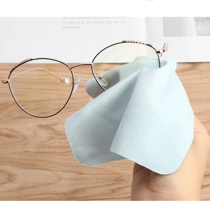 10Pcs/Lots High Quality Chamois Glasses Cleaner 145*175mm Microfiber Glasses Cleaning Cloth For Lens Phone Screen Cleaning Wipes