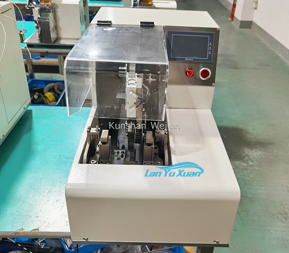 WJ4656 Labeling machine on cable wire Flag Type Patch Cord Labels folded labeling machine