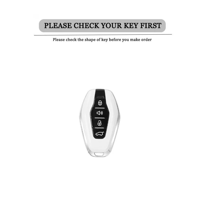 Leather Zinc Alloy Car Remote Key Cover Case for Jetour X70plus X90plus Traveler Protection Shell Keyless Interior Accessories