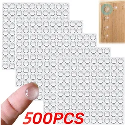 500-100PCS Silicone Shock Absorber Pad Transparent Self Adhesive Door Rear Cabinet Door Anti Collision Furniture Buffer Pad