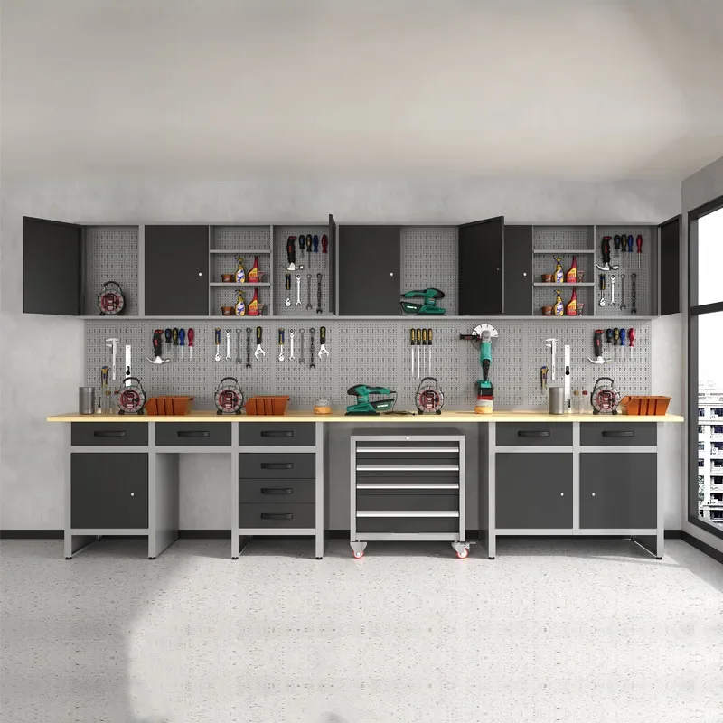 Tool cabinet workshop workbench thickened original industrial-grade auto repair tool combination cabinet maintenance workstation